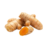 Turmeric rhizome — organic myceliated ingredient in Drainage Enhancer.