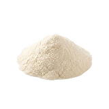 Mound of cream-colored powder — Saccharomyces boulardii probiotic yeast in Gut Enhancer.
